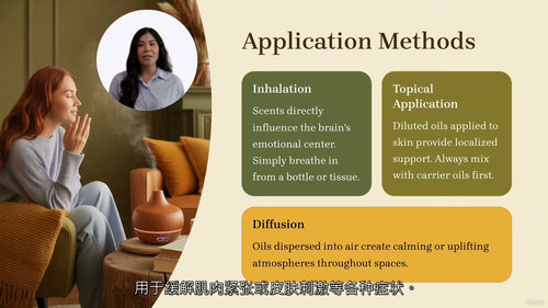 精油与芳香疗法改善睡眠及缓解失眠课程  (中文字幕英文视频教