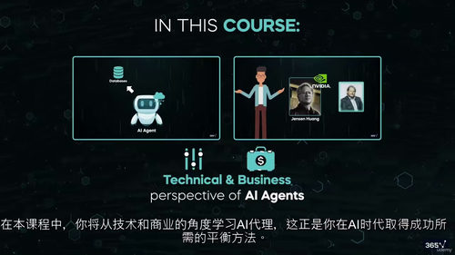 [中字] AI 智能体与智能 AI 入门课程（中文字幕英文视