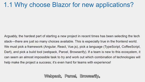 [中字] Blazor 实战：现代 Web UI 开发视频教