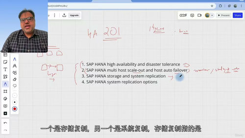 [中字] HA201 - SAP HANA 高可用与容灾管理