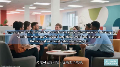 [中字] 全球商业人工智能法律合规实践指南课程（中文字幕英文