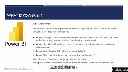 [中字] Power BI 新手入门实战教程（中文字幕英文视