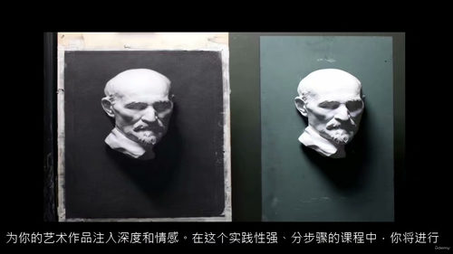 [中字] 炭笔肖像绘制进阶课（第二期）—— 从形体搭建到质感