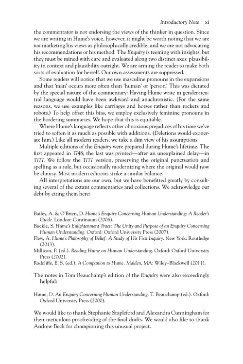 休谟《人类理解研究》:扩展与解释 (英文电子书)