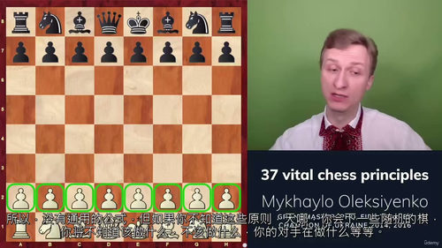 国际象棋37条核心法则 (中文字幕英文视频教程)