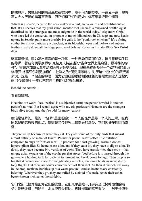 飞鸟漫笔：从恐龙时代到今天的一亿年演化史诗  (中英对照电子书)