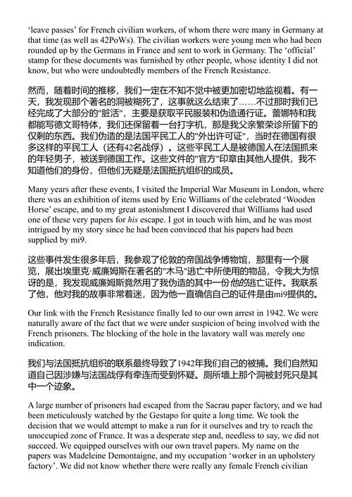 奥斯维辛的大提琴手 安妮塔·拉斯克-瓦尔费施 (中英对照电子书)