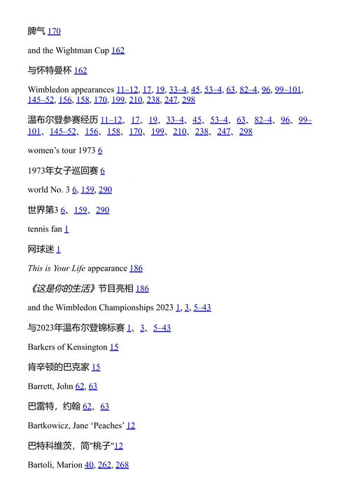 温布尔登 苏·巴克 & 萨拉·埃德沃西 (中英对照电子书)