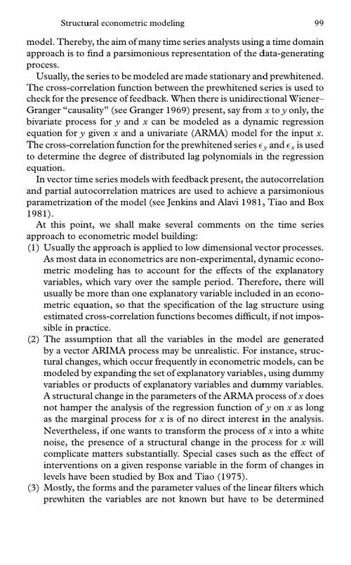 结构计量经济学时间序列分析方法 阿诺德·泽尔纳 弗朗茨·C·