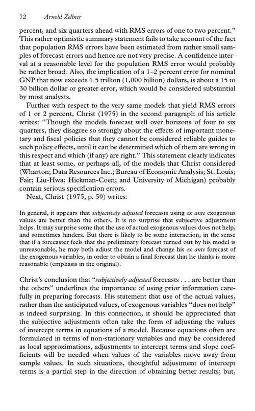 结构计量经济学时间序列分析方法 阿诺德·泽尔纳 弗朗茨·C·