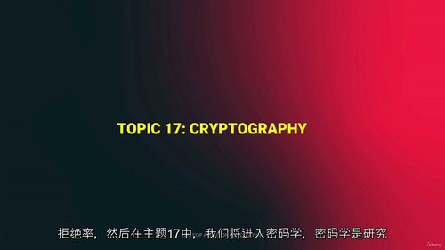 网络安全工程师 - 领域 1:网络安全基础 (中文字幕英文视