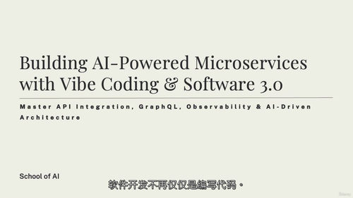 [中字] AI 驱动微服务开发：基于 Vibe 编码与软件