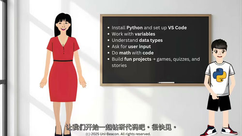 Python 零基础入门教程（2026 版）(英文视频中文外