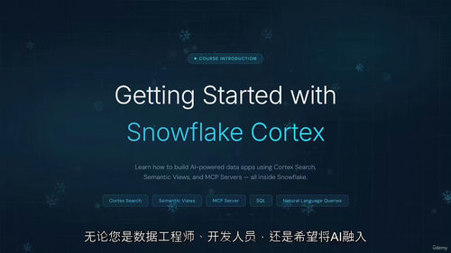 Snowflake Cortex入门:云端AI数据分析实战