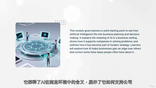 人工智能(AI)商业战略实战教程 (中文字英文视频教程)