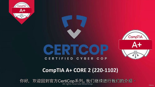 CompTIA A+ Core 2（220-1102）- 领