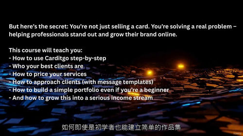 如何在线制作并销售电子名片 (中文字幕英文视频教程)