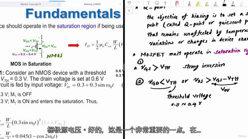 微电子学 ——MOS 放大器偏置技术