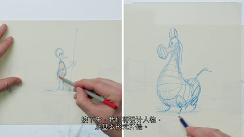 拟人化动物角色绘制
