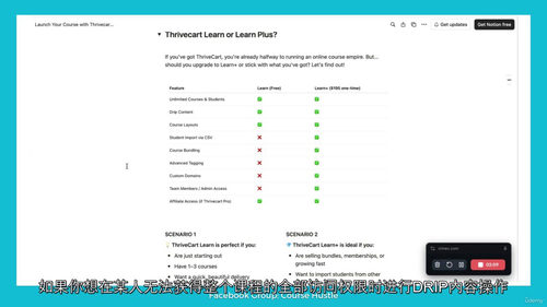用Thrivecart Learn搭建课
