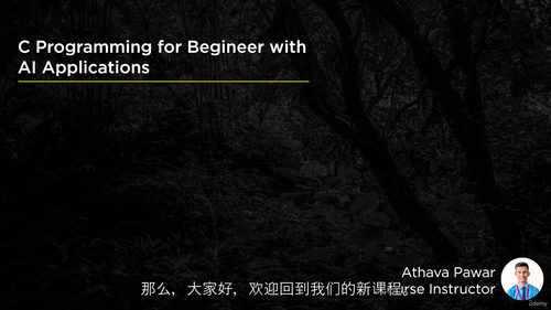 人工智能应用导向 C 语言入门教程