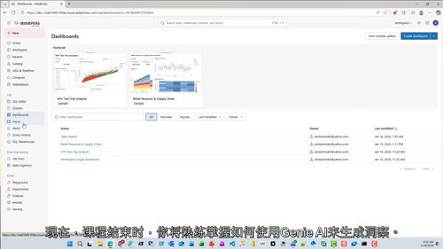 Databricks AI-BI实战教程