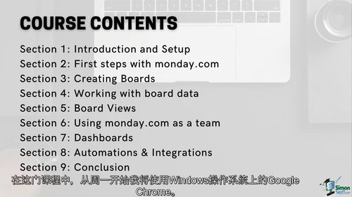Monday新手入门实战课程