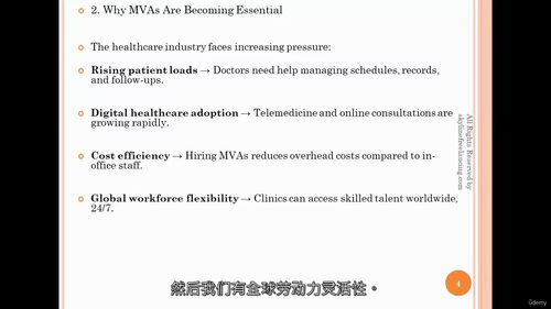 医疗虚拟助理认证课程 (中文字幕英文视频教程)