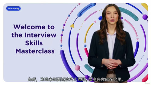 面试技能大师课 2025  (中文字幕英文视频教程)
