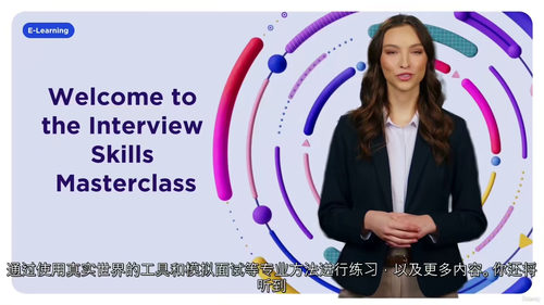 面试技能大师课 2025 (中文字幕英文视频教程)