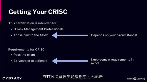 ISACA 风险与信息系统控制认证（CRISC）备考课程
