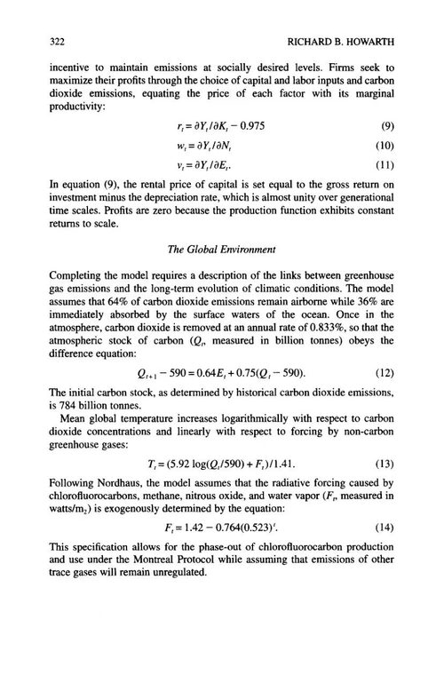 超越翻番:气候变化的长期经济学议题 理查德·B·霍华森 达温