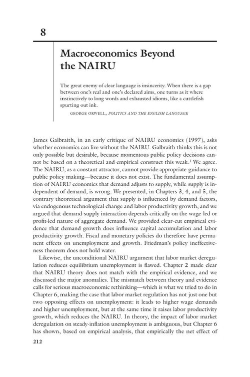 超越NAIRU的宏观经济学 塞尔瓦斯·斯托姆 & C.W.M