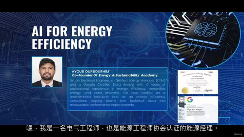人工智能赋能工业与建筑能效优化（英文视频中文外挂字幕教程）