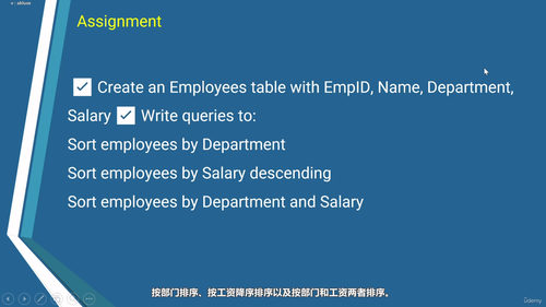 SQL数据库入门:为ASP.NET开发者打造的数据查询实战课 (英文课程中文字幕)