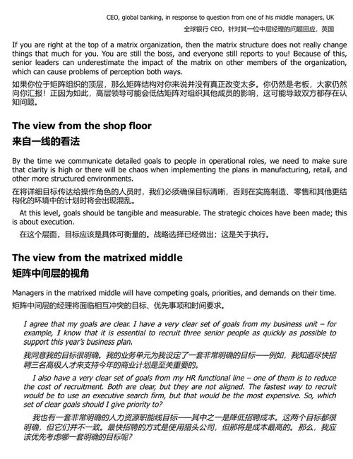 矩阵工作法则:敏捷融合版 —— 矩阵管理者如何凝聚团队、打造