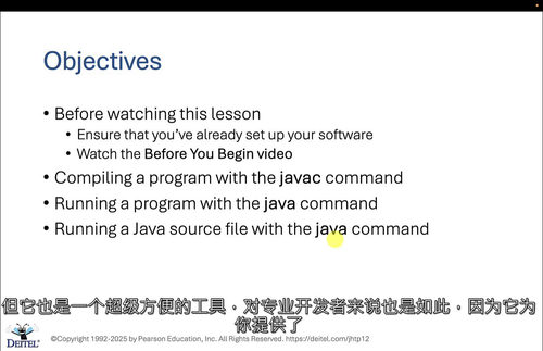 Java编程基础——第三版(2025年) (中文字幕英文视频
