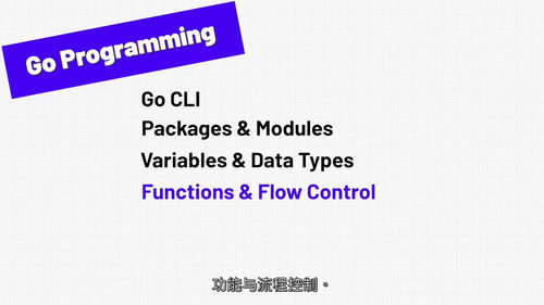 Go语言(Golang)入门课程
