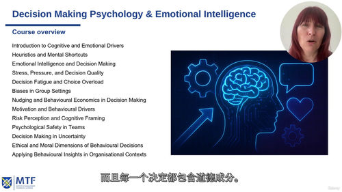 决策心理学与情绪智力（中文字幕英文视频教程）