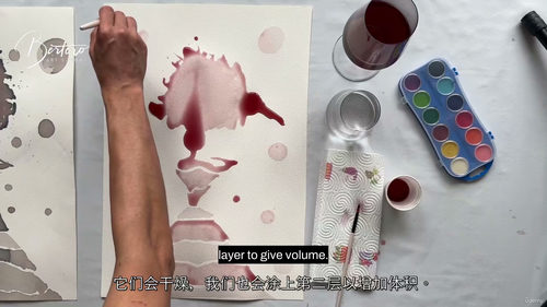 用刮刀和丙烯创作惊艳抽象画