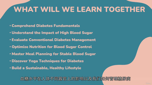 摆脱糖困：营养与瑜伽糖尿病管理教程  (中文字幕英文视频教程