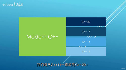 C++20 从基础到进阶视频课
