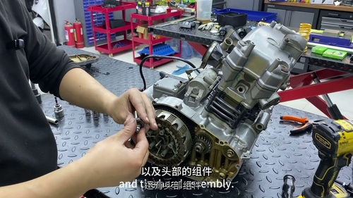 摩托车发动机拆装实操教程