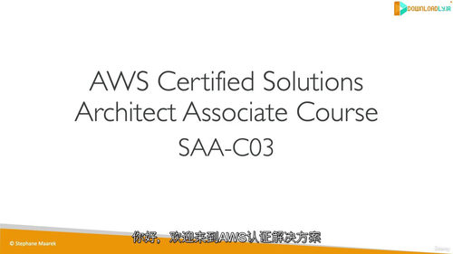 AWS 认证解决方案架构师助理（2025 终极版）（中文字幕