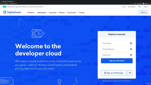 数字海洋(DigitalOcean)云平台基础