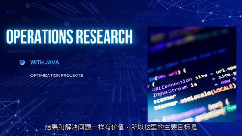 基于 Java 的运筹学与优化项目实战