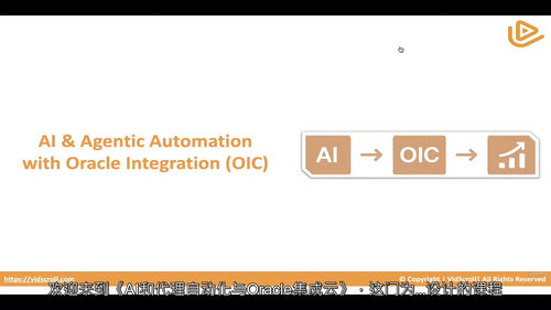 AI与智能自动化：Oracle Integration（OIC）实战课程