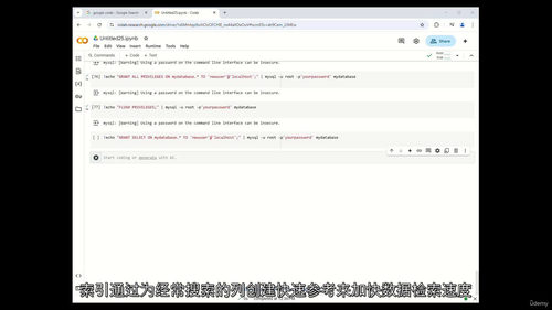 MySQL 数据库基础 —— 基于 Google Colab 的实战实验课