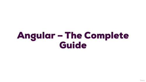 Angular 2024完整视频教程