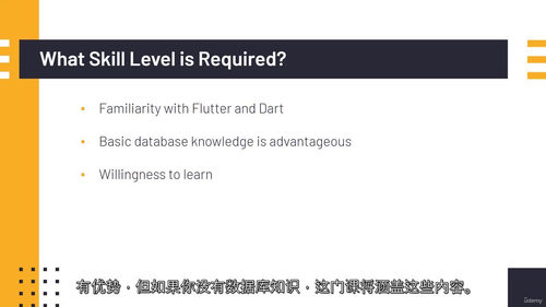 Flutter 框架数据库技术实战课程